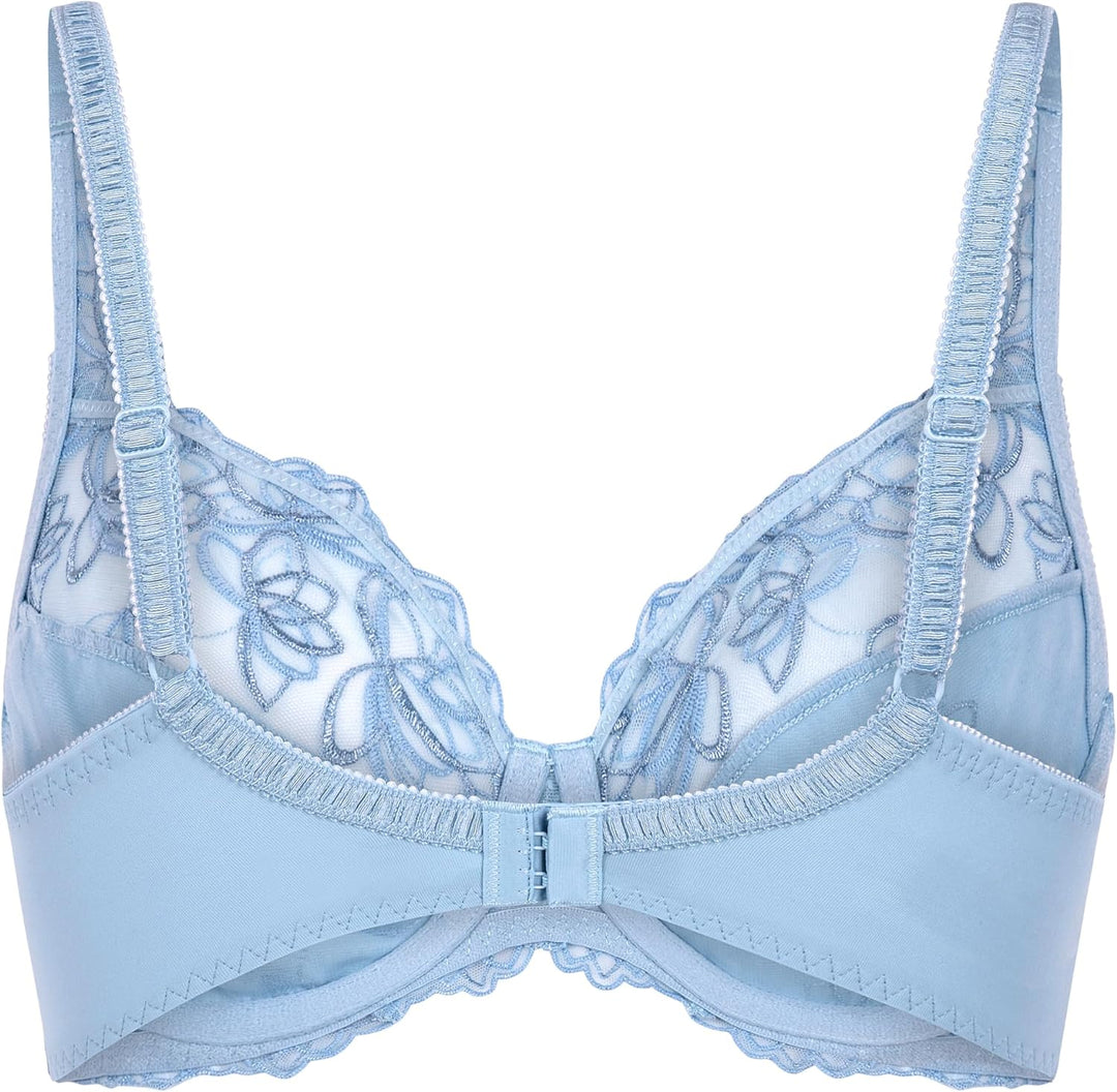Hunkemöller Unwattierter Bügel-BH Diva 70B Bel Air Blue, 70B Bel Air Blue