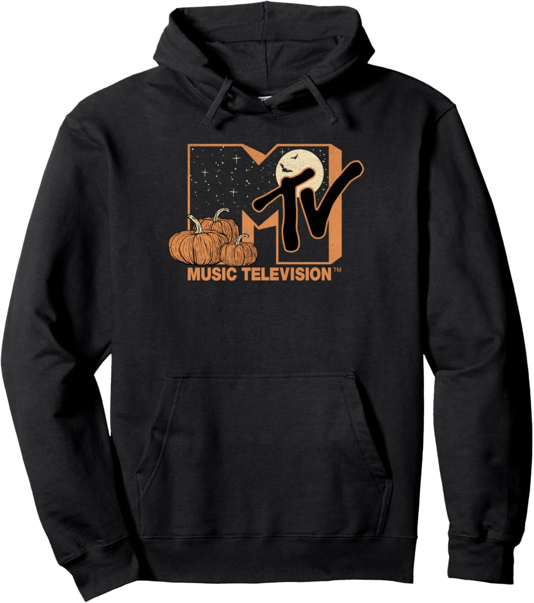 MTV Halloween Pumpkin Patch Logo Pullover Hoodie
