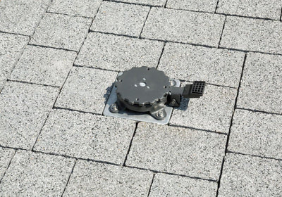 Schneider Universal-Bodenplatte für Ampelschirme, 897-00, zum Einbetonieren, 3.8 kg, Silber, Bodenpl