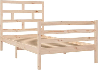 Tidyard Massivholzbett Bettgestell Bett Holzbett Einzelbett Futonbett Bettrahmen Schlafzimmerbett 10