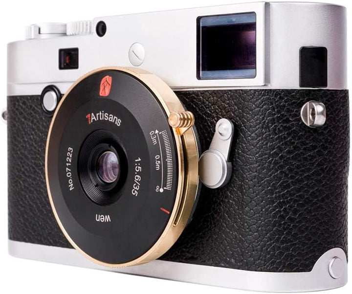 7artisans 35 mm f5.6 Vollformat-Objektiv, manueller Fokus, kompatibel mit Leica M-Mount für Leica M,