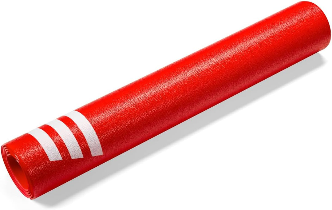 Elite Trainingsmatte Rot 180x90cm – Bodenschutz Rutschfest Schalldämmend – Für Hometrainer Indoor Tr