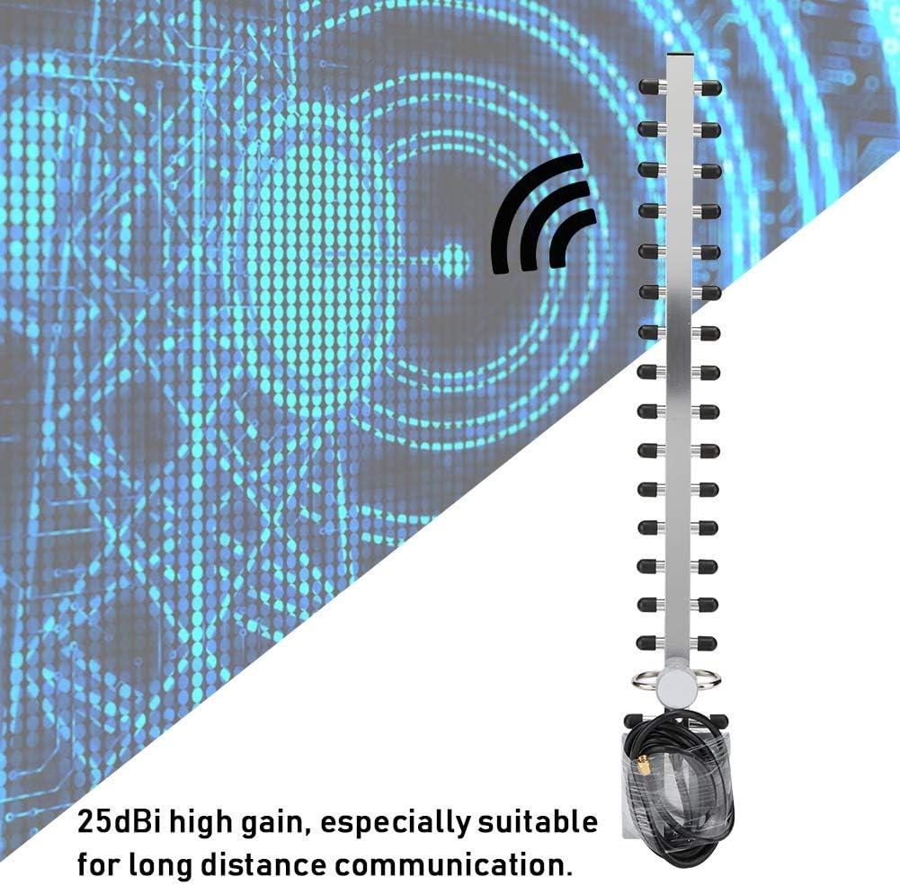 Yagi-WLAN-Antenne, Gerichtete Yagi-Antenne mit 16 Einheiten, 2,4 G 25 DBi High Gain Wireless Router-