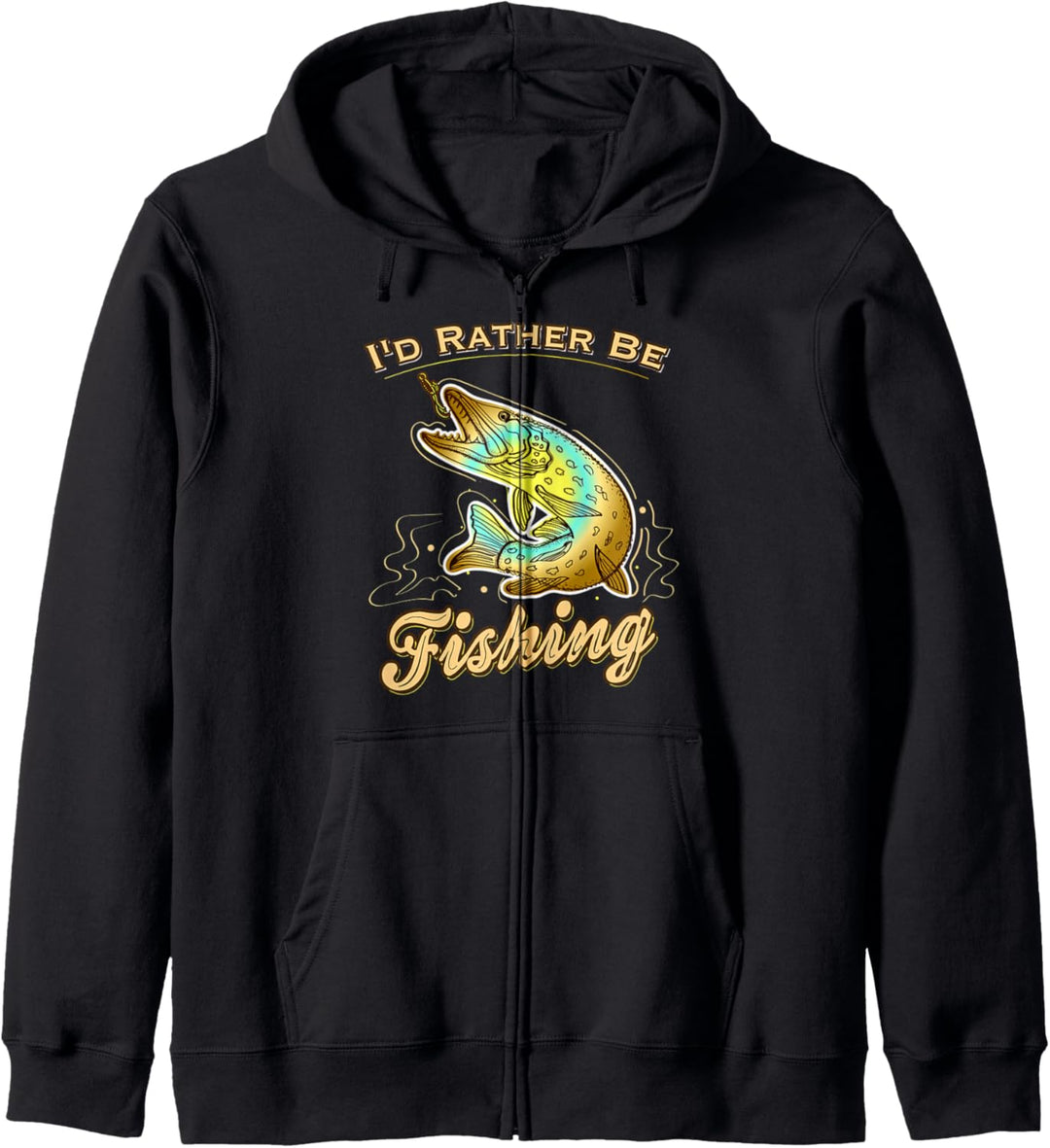 Ich würde lieber lustiges Geschenk fischen Kapuzenjacke