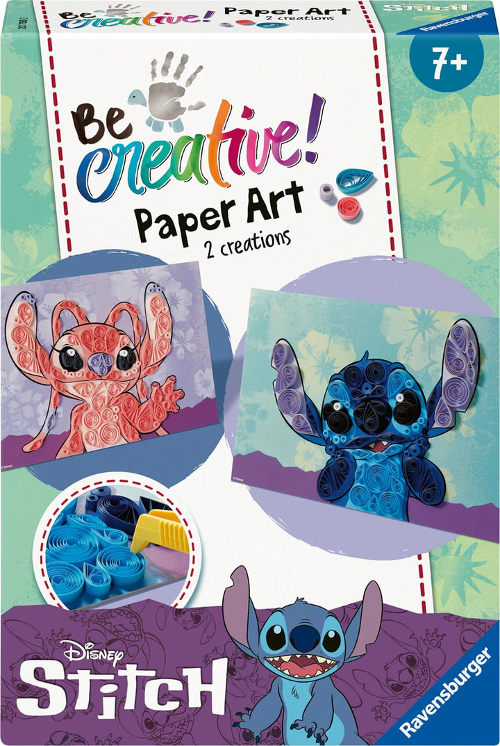 Ravensburger BeCreative Paper Art Quilling Stitch - Bastelset für Kinder ab 6 Jahren, Papierstreifen