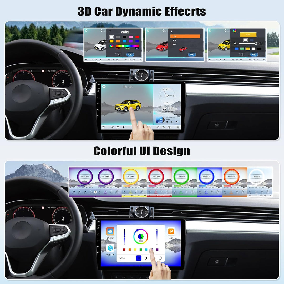 Qualcomm 4G+64G 8Kern CAMECHO Android 15 Autoradio für Mercedes Benz Smart Fortwo 2005-2010 mit Carp