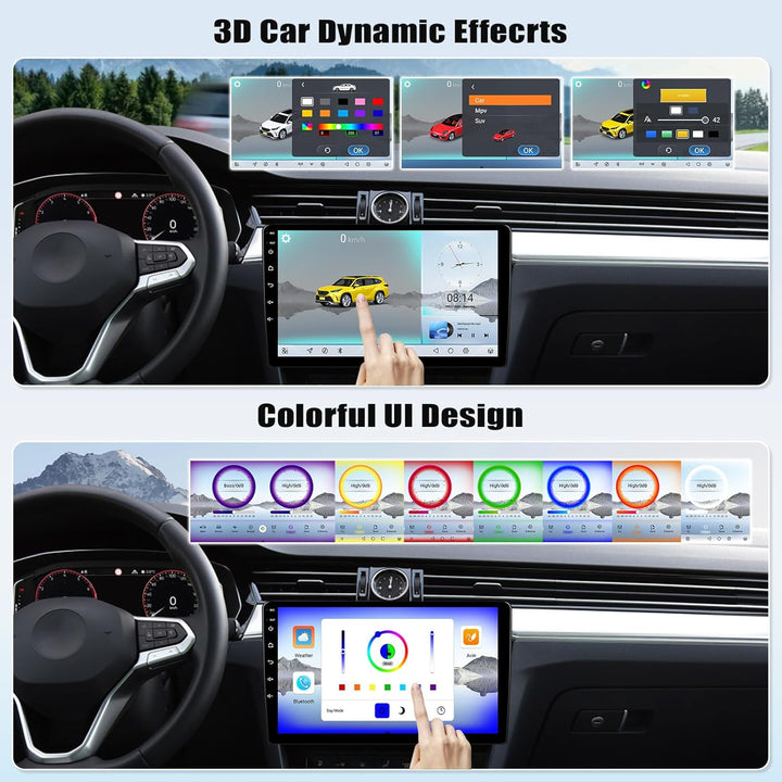 Qualcomm 4G+64G 8Kern CAMECHO Android 15 Autoradio für Mercedes Benz Smart Fortwo 2005-2010 mit Carp