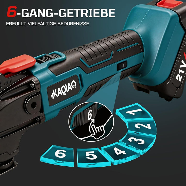 Oszillationswerkzeug Akku, Multifunktionswerkzeug Für Makita 18V Akku, 6 Einstellbare Geschwindigkei