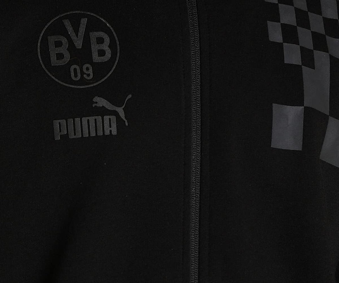Puma BVB ftblCulture Track Jacket schwarz Borussia Dortmund Sportjacke S Schwarz, S Schwarz