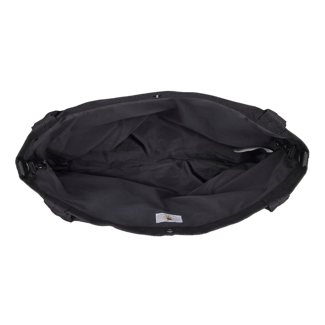 LÄSSIG Baby Wickeltasche Shopper mit Kinderwagenbefestigung/MIX Shopper Cord black Schwarz Cord, Sch