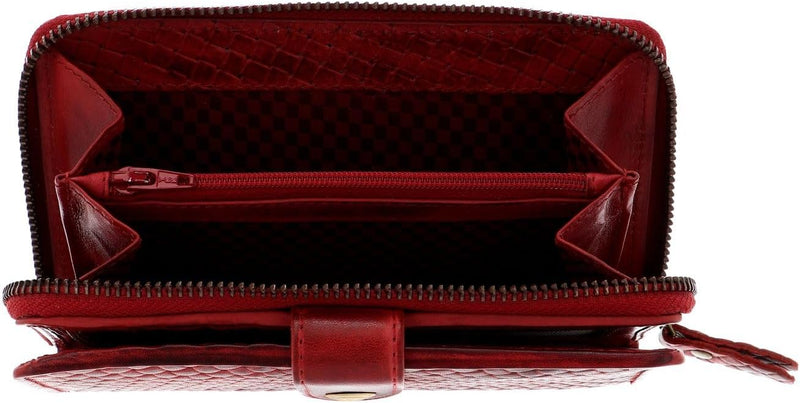 Chiemsee Geldbörse Echt Leder rot Damen - 020473