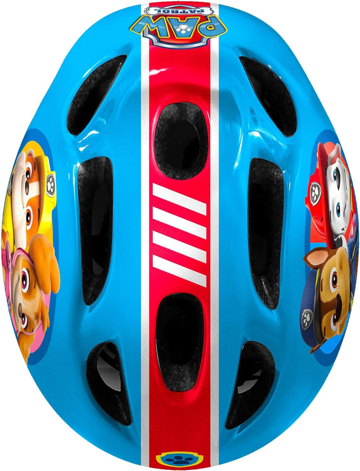 STAMP Unisex-Youth Helmet + Elbow & Knee Pads PAW Patrol, RED-Yellow-Blue, S PAW PATROL RED-YELLOW-B