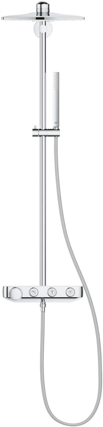 GROHE Euporia Smartcontrol 310 Cube Duo - Duschsystem mit Thermostatbatterie (wassersparend, 3 Strah