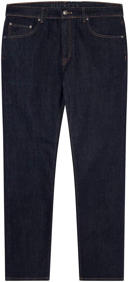 Hackett London Herren Rinse Wash Denim Cl Jeans 33W / 32L Denim (Denim Blue), 33W / 32L Denim (Denim