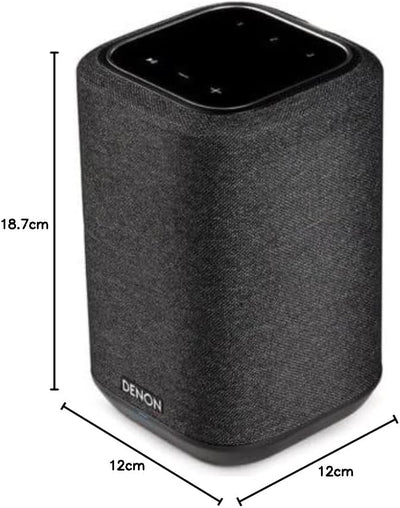 Denon Home 150 Multiroom-Lautsprecher, HiFi Lautsprecher mit HEOS Built-in, Alexa integriert, WLAN,