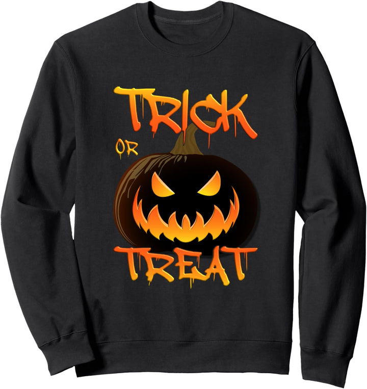 Halloween Kürbis Trick or Treat Kostüm Verkleidung Sweatshirt