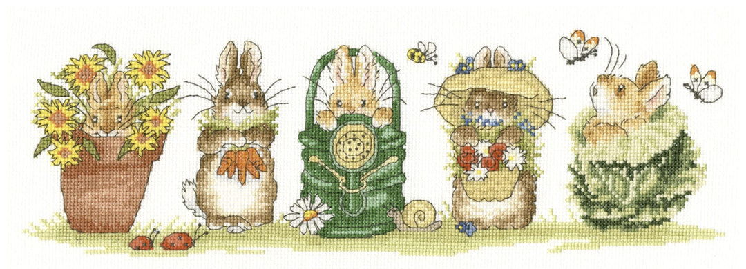 Bothy Threads Kreuzstich Set mit Zählmuster Gartenhelfer
