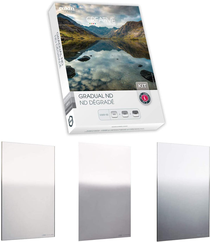 Cokin WWZZU300-02 Gradual ND Kit Creative Filter System Z-Serie grau Gradual ND Kit Single, Gradual
