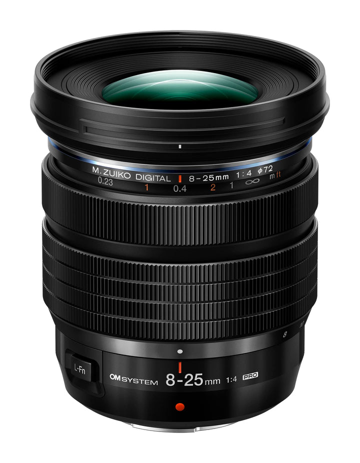 Olympus M.Zuiko Digital ED 8-25mm F4.0 PRO, Weitwinkel-Zoomobjektiv, geeignet für alle Micro-Four-Th