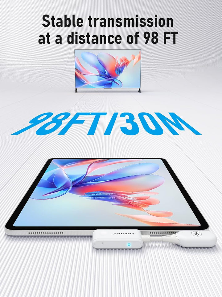 HDMI Wireless Transmitter and Receiver, Lemorele USB C HDMI Drahtlos übertragen 50M HDMI Kabellos Ex