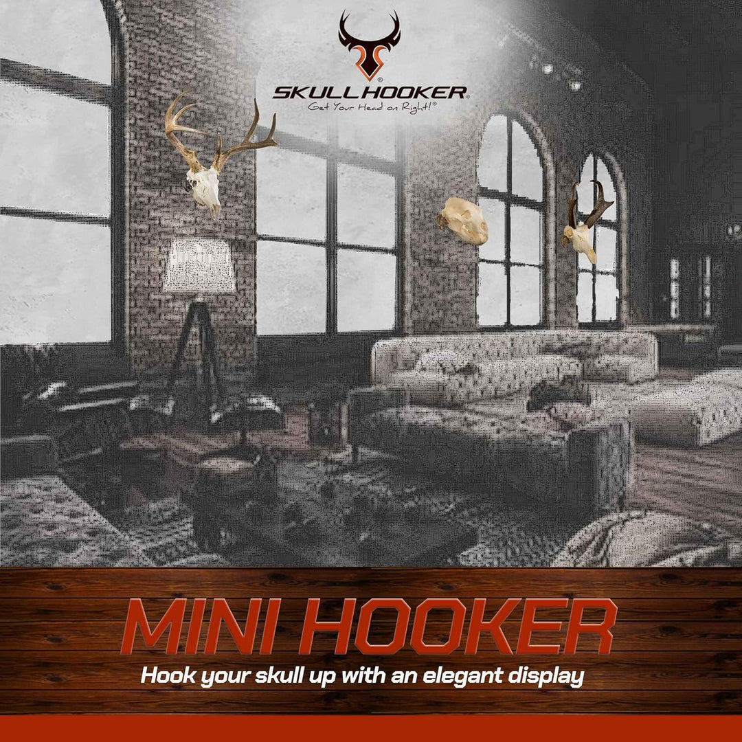 Skull Hooker Mini-Nutte (kleine Trophäen) - Schwarz