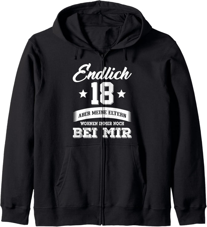 18. Geburtstag Junge 18 Jahre Mann Kapuzenjacke