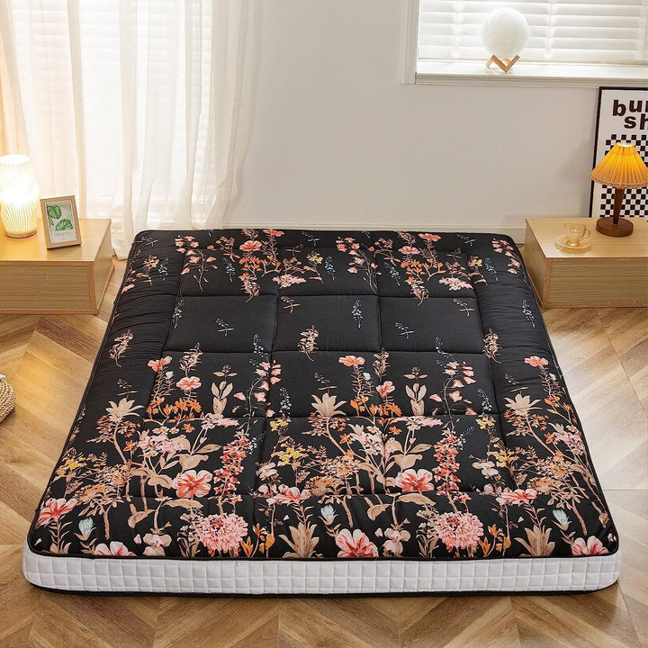 MAXYOYO Futon-Matratze, Gepolsterte Japanische Bodenmatratze Gesteppte Bett Matratzenauflage, Extra