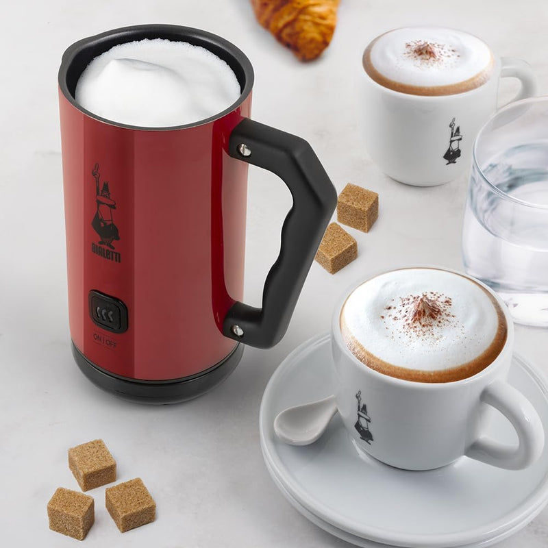 Bialetti Milch Frother Elettrico, Milchaufschäumer für Cappuccino, Fassungsvermögen 150 ml Cappuccin