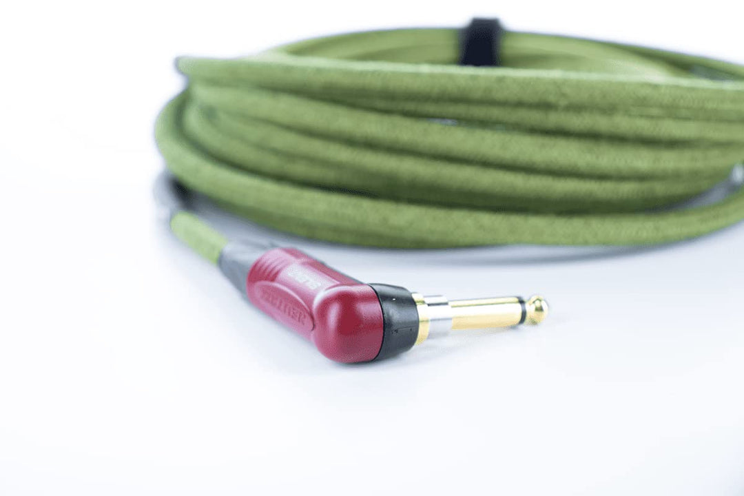 CORDIAL CABLES 6m Gitarrenkabel abgewinkelt silent Hanffasern