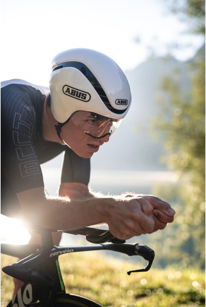 ABUS Zeitfahrhelm GameChanger TT - Aerodynamischer Fahrradhelm mit optimalen Ventilationseigenschaft