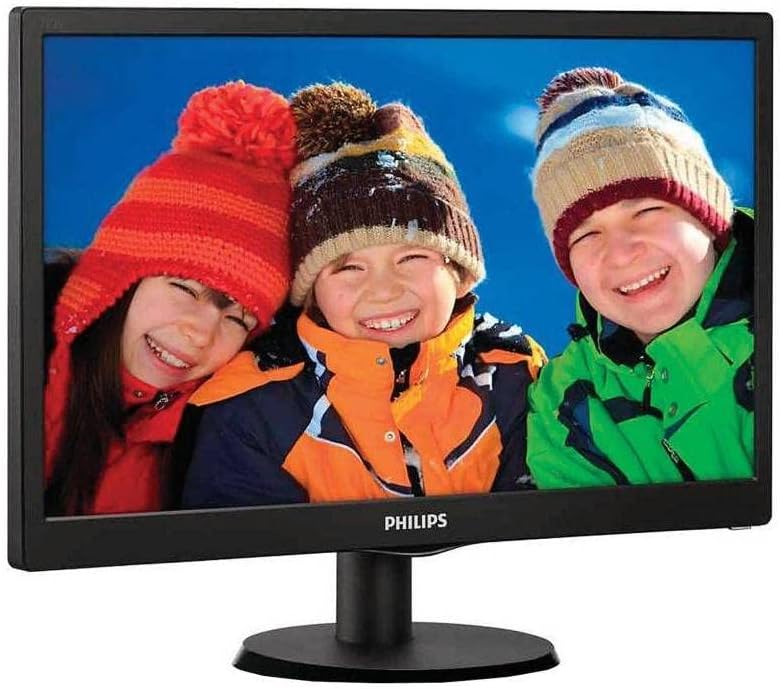 Philips 193V5LSB2/10 47 cm (18,5 Zoll) Monitor (VGA, TN Panel, 1366 x 768, 60 Hz, ohne Lautsprecher)