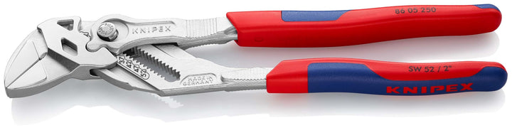 KNIPEX Zangenschlüssel, Multi-Schraubenschlüssel, Chrom-Vanadium, Rostschutz verchromt, 250 mm, 86 0