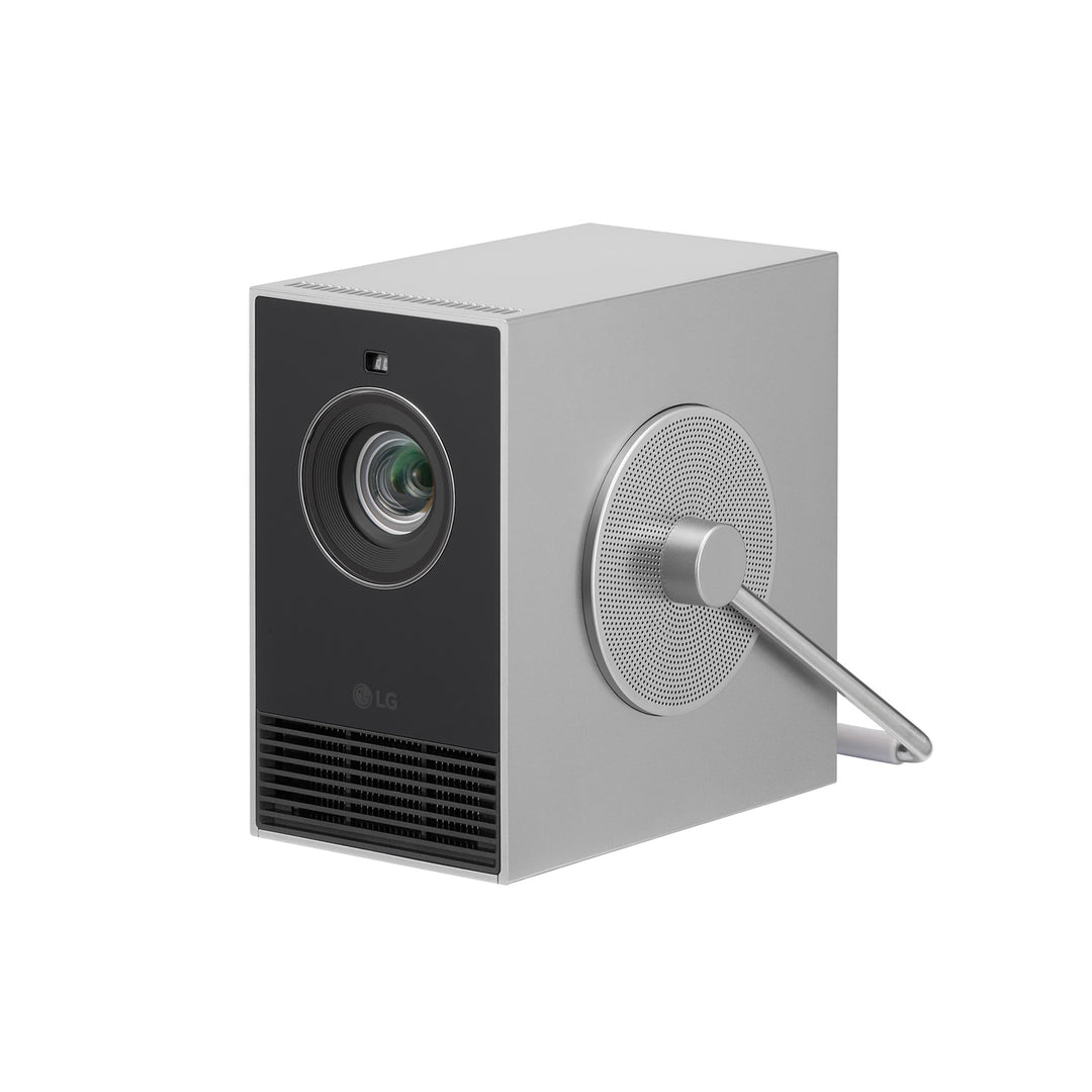 LG Electronics HU710PB CineBeam Q Laser Kompakter 4K UHD Projektor, bis 304,8 cm (120 Zoll), 500 Lum