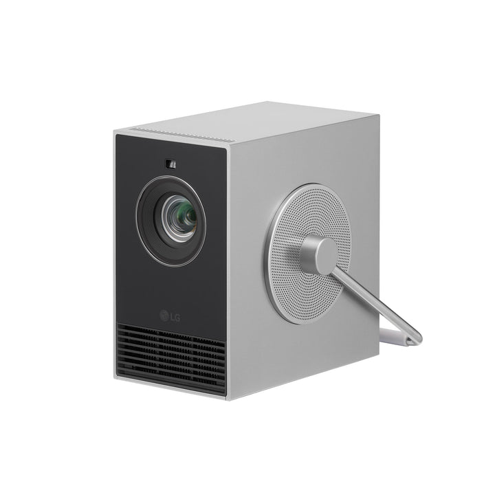 LG Electronics HU710PB CineBeam Q Laser Kompakter 4K UHD Projektor, bis 304,8 cm (120 Zoll), 500 Lum