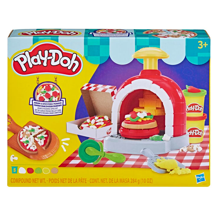 Play-Doh Bunte Pizzeria Spielset, 8 Accessoires &amp; 5 Farben, Kinderspiel-Lebensmittel &amp; Kochspielzeug