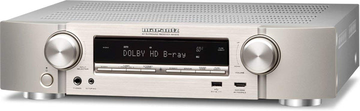 Marantz 90766128 NR1510 5.2 Kanal AV Receiver, HiFi Verstärker, HEOS Multiroom, Musikstreaming, AirP