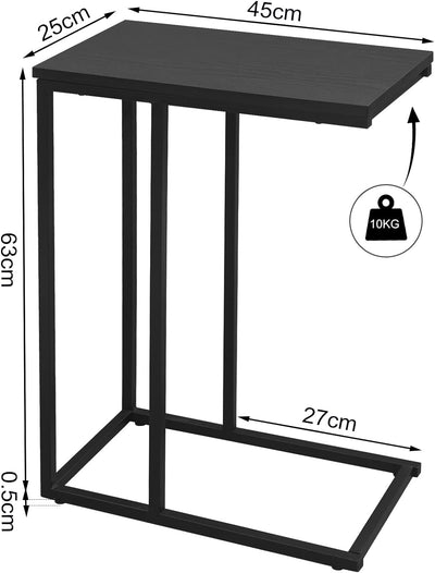 WOLTU® Beistelltisch Kaffeetisch Couchtisch Sofatisch Nachttisch Betttisch Laptoptisch, Gestell aus