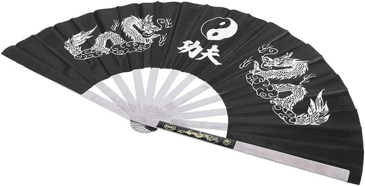 VGEBY1 Tai Chi Fächer, Faltbare Kung Fu Fan Edelstahl Fester Chinese Tai Chi Hand Fächer für Art Dek