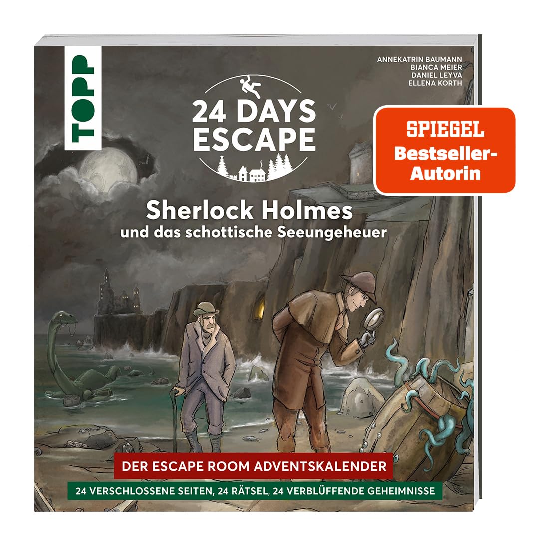 24 DAYS ESCAPE – Der Escape Room Adventskalender: Sherlock Holmes und das schottische Seeungeheuer: