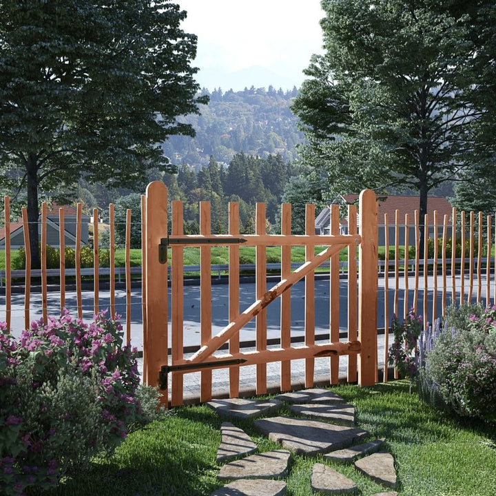 Tidyard Holz Gartentor Zauntor Einflügelig Gartentür Zauntür Einflügeltor Gartenpforte Holztor Imprä
