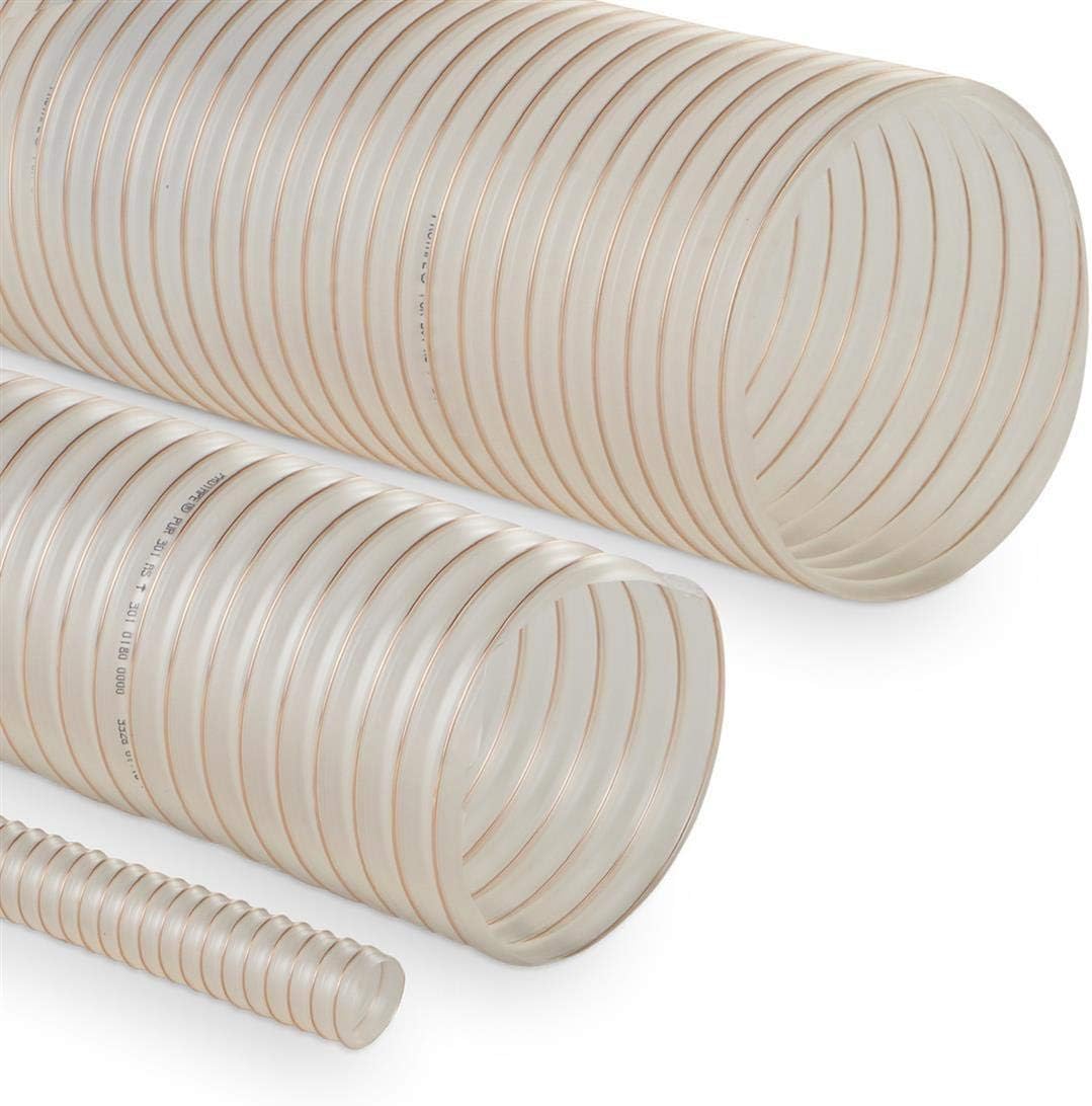 Profi Absaugschlauch mit Stahldrahteinlage Wandstärke 0,7mm Meterware 38 mm, 38 mm