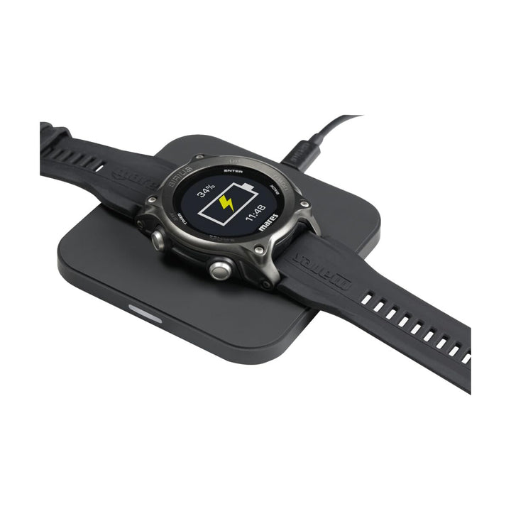 Mares Sirius Tauchcomputer im Armbanduhr-Format schwarz/schwarz, schwarz/schwarz