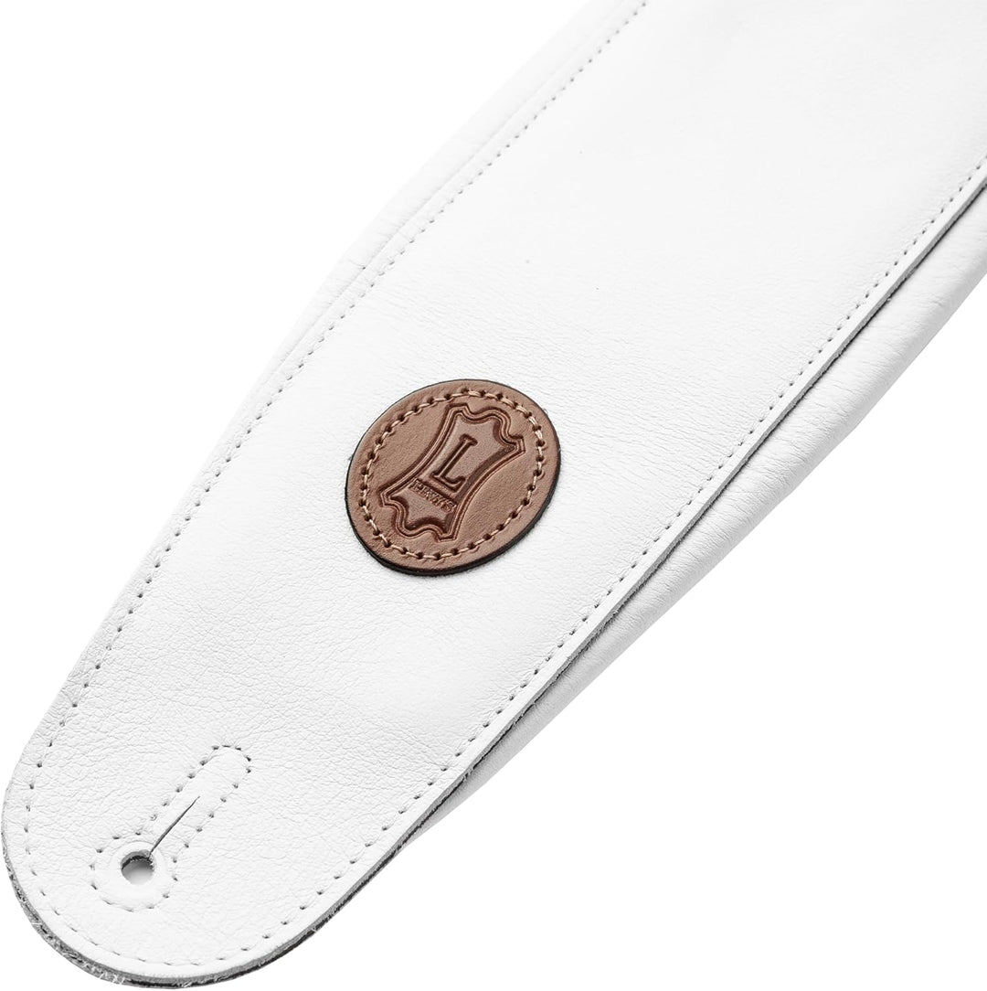Levy's Leathers MSS2-4 4 Garment Leather Signature Series Gitarrengurt weiss, Weiss