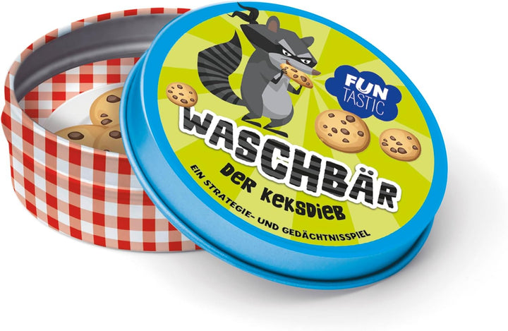 IMAGILAND Waschbär Der Keksdieb - Strategie- &amp; Gedächtnisspiel ab 5 Jahren | Kartenspiel für 2–4 Spi