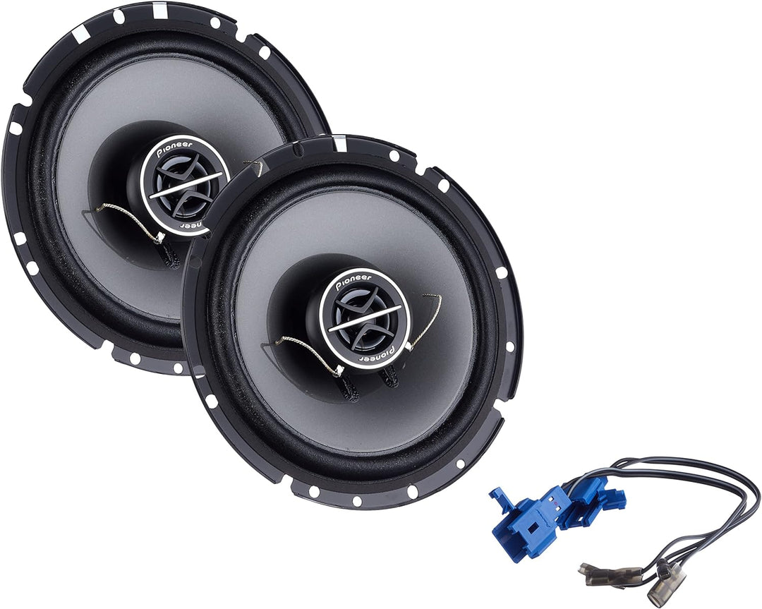 Pioneer TS-1702I 17 cm markenspezifisches 2-Weg-Koaxiallautsprecher Set mit 2 Lautsprechern (je 170
