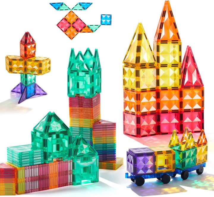 Mideer Bunte Magnetfliesen (Magnetic Tiles) 100 Stück 3+