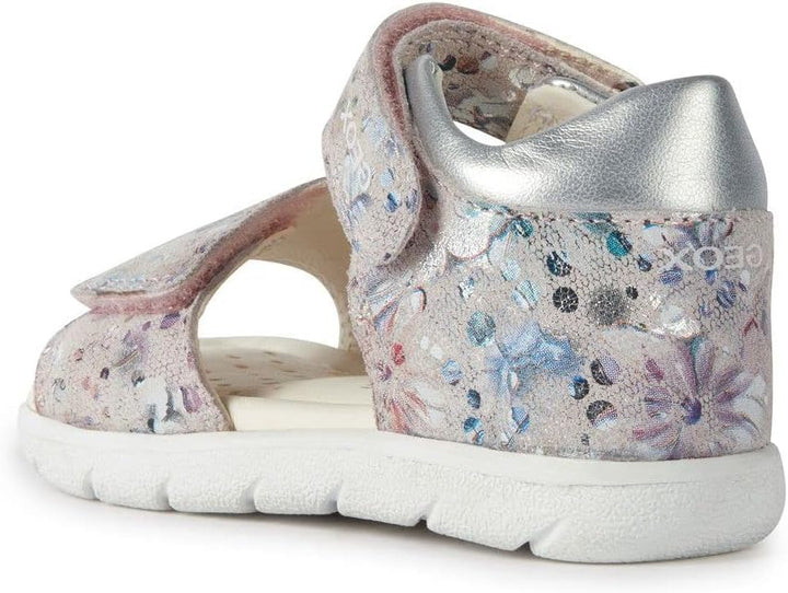 Geox Mädchen B Alul Girl Sandal, 25 EU Lt Rose Silver