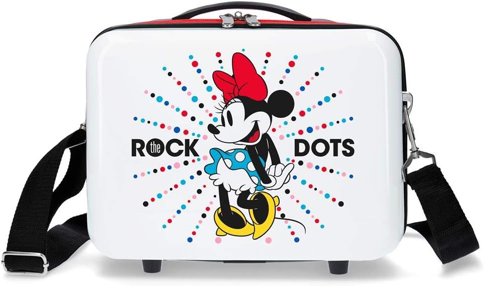 Disney Minnie Magic Anpassungsfähiger Schönheitsfall Weiss 29x21x15 cms ABS Anpassbare Punkte, Anpas