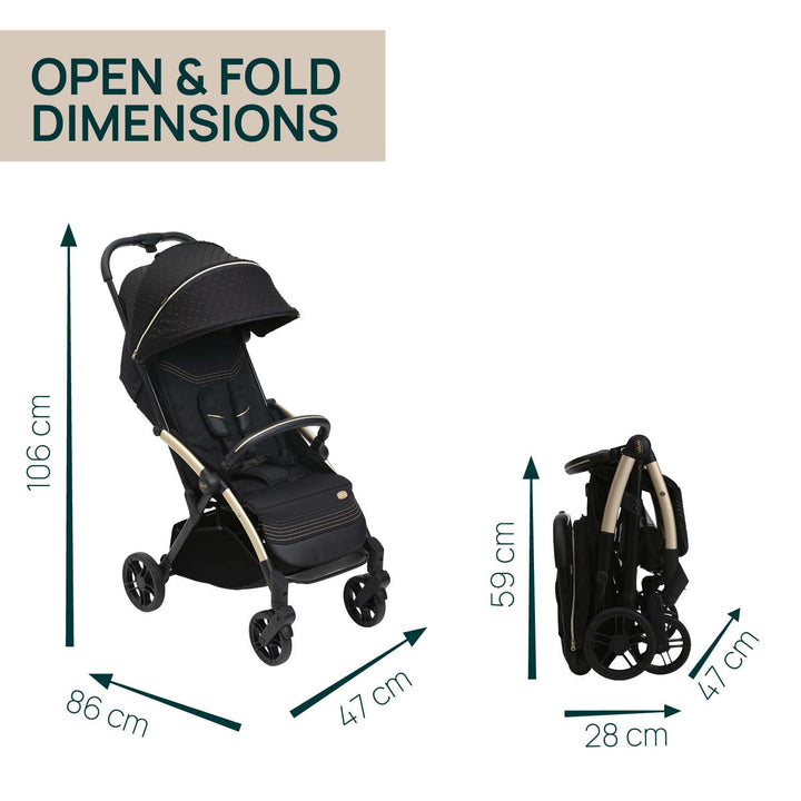 Chicco Goody X-Plus Kinderwagen, schwarz Re_Lux