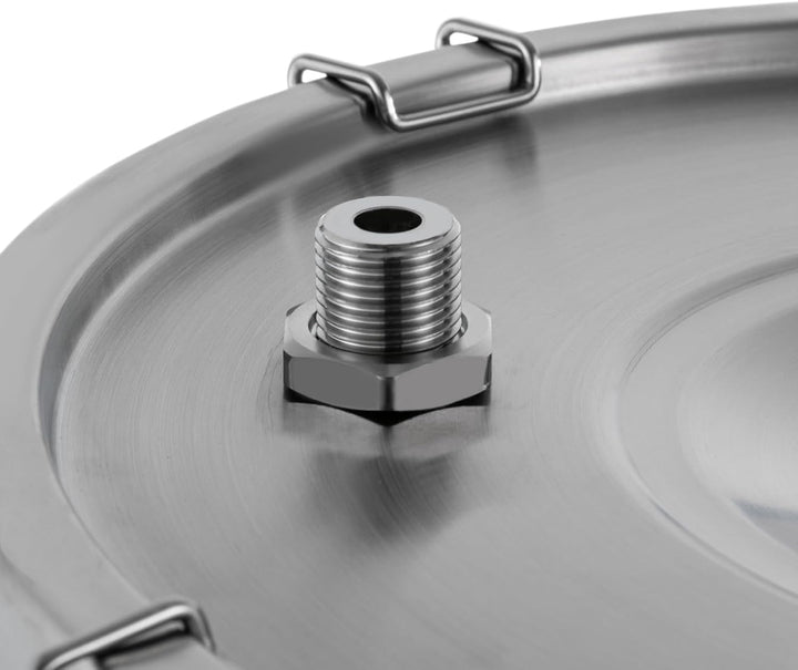 MccoMMon 32 l Gärbehälter, konischer Edelstahl-Gärbehälter, Gärtank mit Kühler, 59.7 * 33.3CM, für d